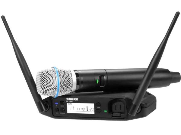 Shure ワイヤレス送・受信システム SHURE シュア GLXD24+/B87A ◇ 2.4GHz帯 BETA87A テーブルトップ型受信