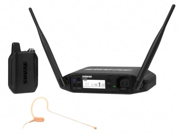 SHURE シュア GLXD14+J/MX53 ◆ 2.4GHz帯 MX153 テーブルトップ型受信機付 イヤセットマイクロホン ワイヤレスシステム GLXD14+J/MX53-Z2