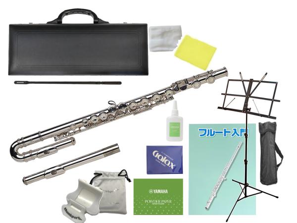 Kaerntner ケルントナー KFLU-35 U字管 フルート 銀メッキ こども用 管楽器 ストレート頭部管付き KFLU35 セット E　北海道不可 沖縄不可 離島不可 代引き不可 同梱不可