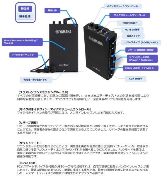 YAMAHA ヤマハ SB1J チューバ サイレントブラス 消音 練習用ミュート