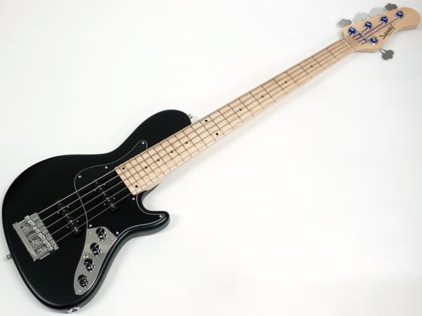 Sadowsky ML24 SV5 Vintage Single Cut Bass Ash / Solid Black Satin【OUTLET】