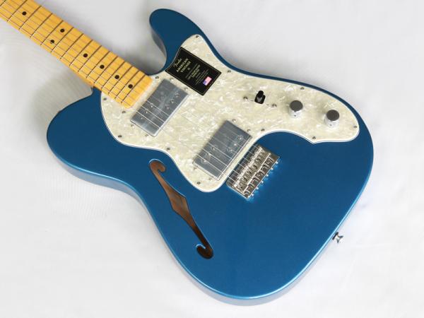 シンライン テレキャスター 虎目柄 美品 ブルー 青 エレキギター】HISTORY CZ-TN/M｜HISTORYよりシンラインタイプの
