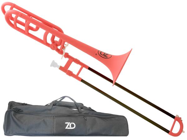 ZO ( ゼットオー ) トロンボーン 太管 TB-14 ピンク アウトレット プラスチック B♭ F テナーバストロンボーン tenor bass trombone pink　北海道 沖縄 離島不可