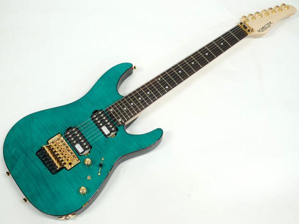 SCHECTER ( シェクター ) NV-7-24-AL-FM / Ocean Green / R