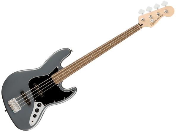 SQUIER スクワイヤー Affinity Jazz Bass Charcoal Frost Metallic / LRL ジャズベース エレキベース by フェンダー