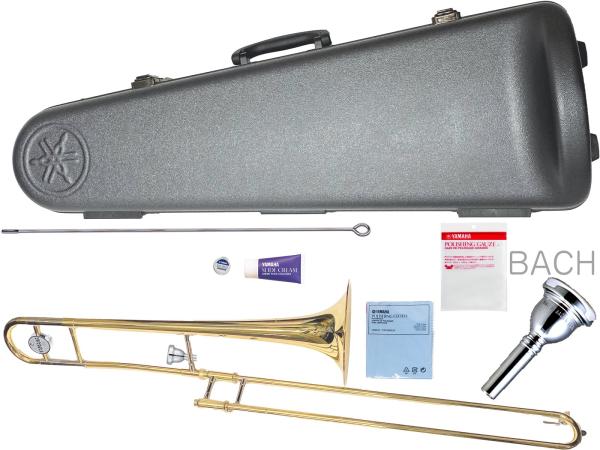 YAMAHA ( ヤマハ ) YSL-354 テナートロンボーン 管楽器 細管  B♭ Tenor Trombones BACHマウスピース セット I　北海道 沖縄 離島不可