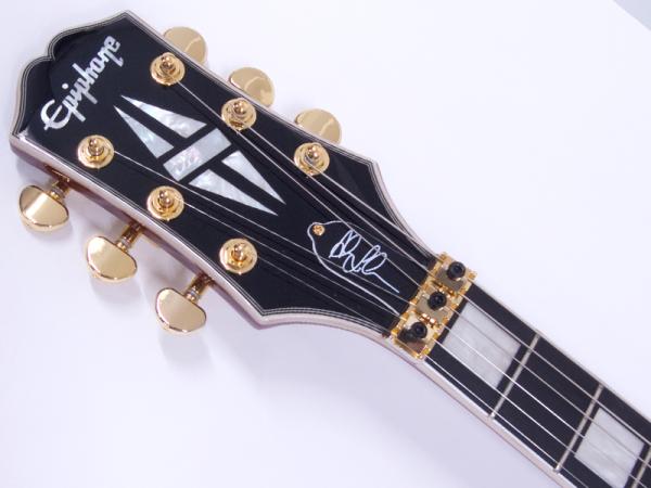 Epiphone エピフォン Alex Lifeson Les Paul Custom Axcess Quilt Left