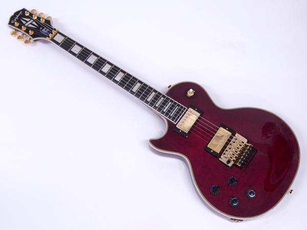 Epiphone ( エピフォン ) 左用 Alex Lifeson Les Paul Custom Axcess Quilt レフトハンド Rush アレックス・ライフソン レスポール 