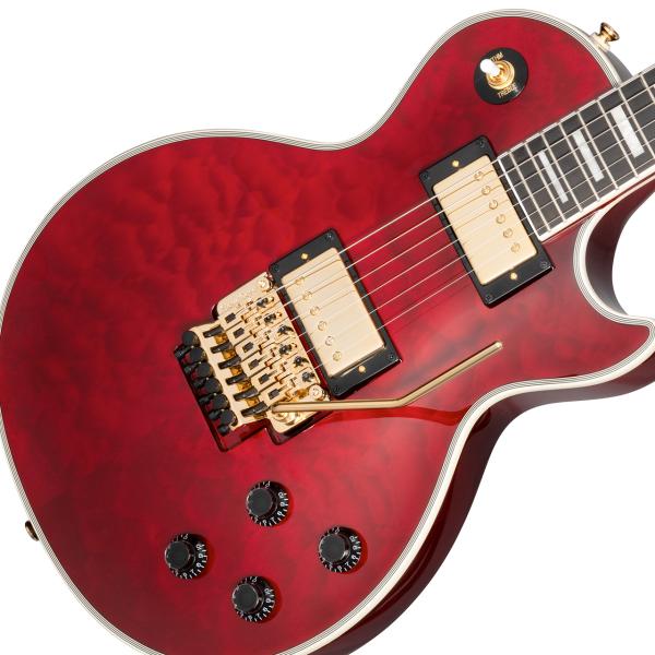 エピフォン レスポールカスタム Alex Lifeson Axcess Epiphone Alex Lifeson Les Paul Axcess Review - Premier Guitar