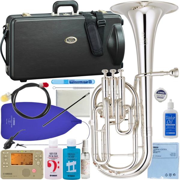 YAMAHA ヤマハ 5年保証サービス対象 YAH-803S アルトホルン Neo 銀メッキ トップアクション 管楽器 セットD　以下は対応不可 北海道 沖縄 離島 代引き