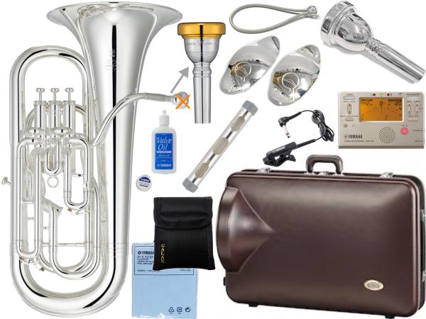 YAMAHA ( ヤマハ ) YEP-642S ユーフォニアム Neo 銀メッキ 4ピストン 太管 コンペンセイティング B♭ Euphonium セット G　北海道 沖縄 離島不可