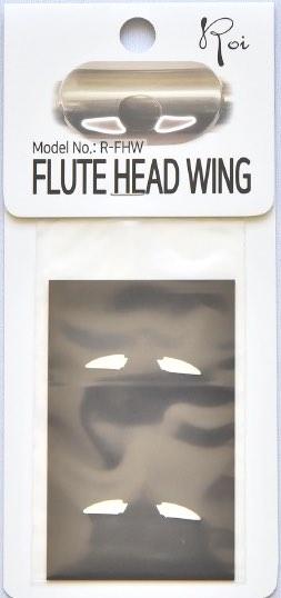 Roi ロイ R-FHW フルートヘッドウイング 2セット フルート 演奏サポート 初心者 リッププレート用 シール Lip Plate Patch 　北海道 沖縄 離島不可