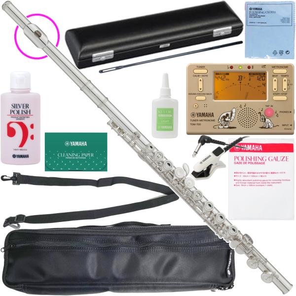 YAMAHA ヤマハ 5年保証サポート対象 YFL-212LRS フルート リッププレート ライザー 銀製 TDM-700DMK ミッキーセット　以下対応不可 北海道 沖縄 離島 代引き