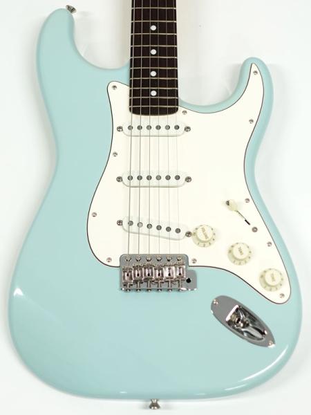 K.Nyui Custom Guitars KNST Bird's eye Maple Neck / Sonic Blue