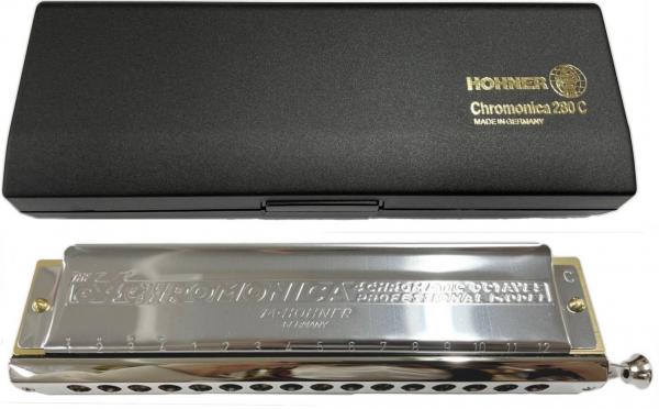 HOHNER ( ホーナー ) クロモニカ280 Chromonica 280 クロマチックハーモニカ 280/64 16穴 樹脂ボディ ハーモニカ Chromatic　北海道 沖縄 離島不可