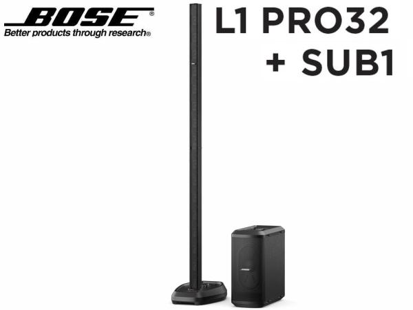 BOSE ( ボーズ ) L1 Pro 32 + SUB1   ◆ ラインアレイポータブルスピーカー PAスピーカー