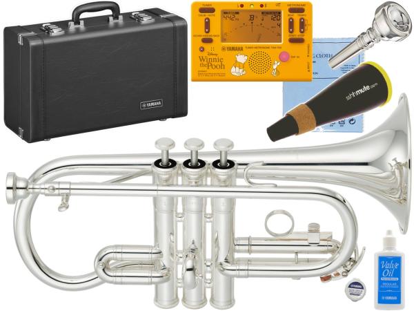 YAMAHA ( ヤマハ ) YCR-2610SIII E♭ コルネット 銀メッキ イエローブラス 管楽器 Eb YCR-2610S-3 Cornet セット D　北海道 沖縄 離島不可