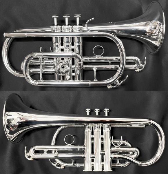 YAMAHA ヤマハ YCR-6335SII コルネット 銀メッキ イエローブラス