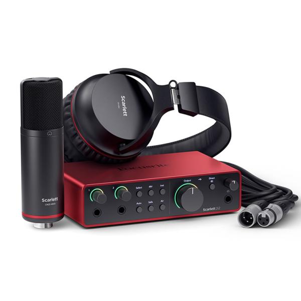 Focusrite ( フォーカスライト ) Scarlett 2i2 StudioPack (gen4)  国内正規品 オーディオインターフェイス DAW DTM