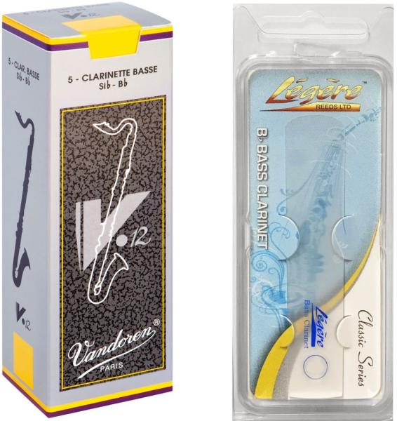 vandoren ( バンドーレン ) CR6235 バスクラリネット リード V.12 3-1/2 バラ 5枚入り V-12 Bass clarinet reed V12 3.5 レジェール 4.75 セット B　北海道 沖縄 離島不可