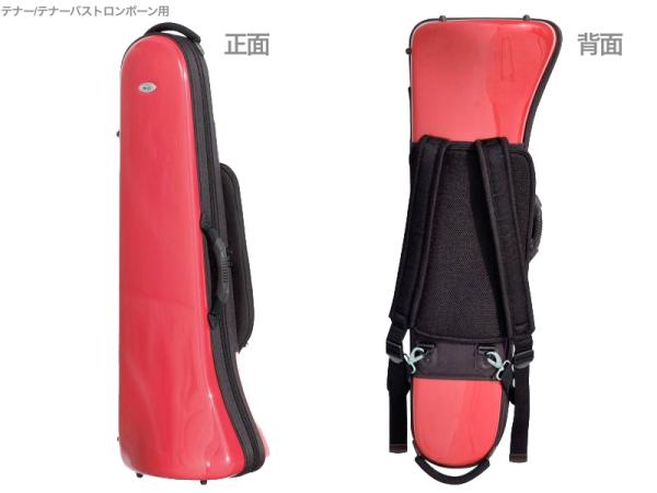 bags ( バッグス ) EFTT/24 RED テナー テナーバストロンボーン ケース レッド ハードケース リュック ファイバー Tenor Bass Trombone case 北海道 沖縄 離島 代引 同梱不可