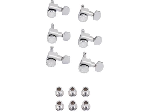 Fender ( フェンダー ) Locking Stratocaster®/Telecaster® Staggered Tuning Machines (Polished Chrome) 