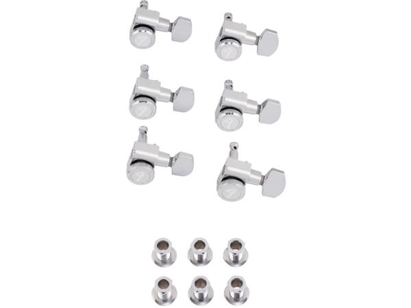 Fender フェンダー Locking Stratocaster®/Telecaster® Staggered Tuning Machines (Polished Chrome) 