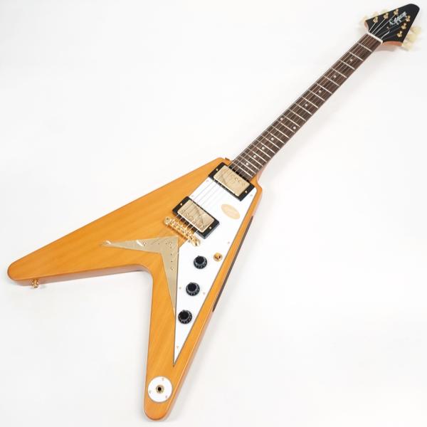 Epiphone エピフォン 1958 Korina Flying V Aged Natural  フライングＶ コリーナ エレキギター