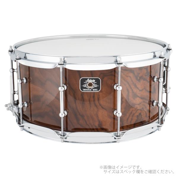 LUDWIG ( ラディック ) LU6514WA Universal Walnut ウッドスネアドラム