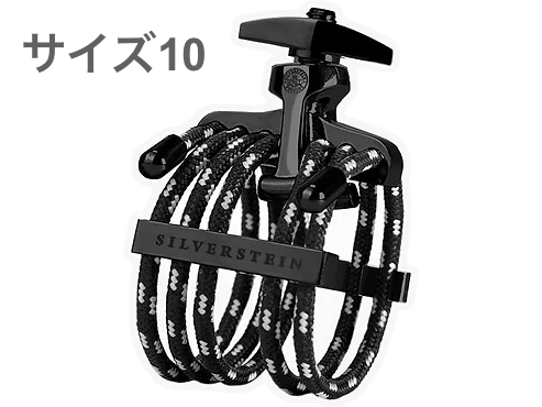 Silverstein シルバースタイン B510A オリジナル ブラック リガチャー サイズ10 テナーサックス  ラバー  tenor saxophone Ligature ORIGINAL Black size10 北海道 沖縄 離島不可