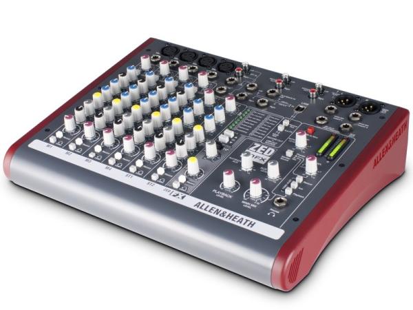 ALLEN&HEATH アレンアンドヒース ZED-10FX ◆ 内蔵エフェクト搭載 10chアナログミキサー (マイク入力4ch) ZED10FX