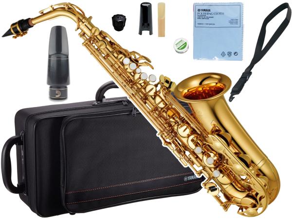 YAMAHA ( ヤマハ ) YAS-280 アルトサックス ラッカー 正規品 管楽器 Alto saxophone gold セレクトジャズマウスピース セット R　北海道 沖縄 離島不可