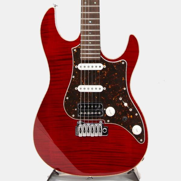 FgN フジゲン EOS Flame Maple/Mahogany/Transparent Red
