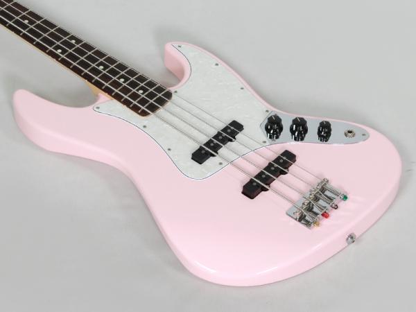 美品 Greco WIB‐J/MB PPK エレキベース ピンク ケース付き Greco／WIS-3S、WIB-J】スタイリッシュなWSシリーズをよりお手頃