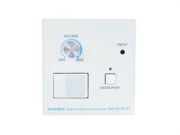 MASSIVE マッシブ MA-S303D BT ◆ Bluetooth機能搭載の壁埋込ステレオアンプ