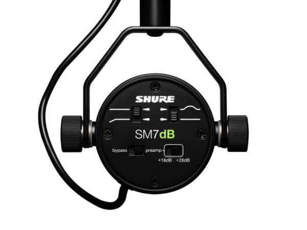 Shure シュア ボーカル用ダイナミックマイク プリアンプ内蔵SM7dB SHURE SM7dB スタンド・ケーブルセット プリアンプ内蔵モデル