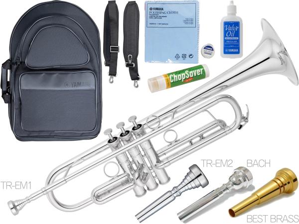 YAMAHA ヤマハ YTR-8330EMS エリック ミヤシロ トランペット 銀メッキ イエローブラス カスタム B♭ Trumpets custom Eric Miyashiro セット B　北海道 沖縄 離島不可