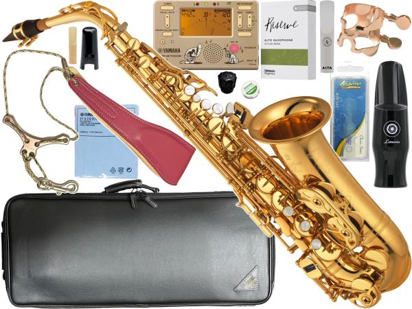 YAMAHA ( ヤマハ ) YAS-875EX アルトサックス カスタム ラッカー 管楽器 Alto saxophone gold Custam EX LEMURIA マウスピース セット I　北海道 沖縄 離島 代引き不可
