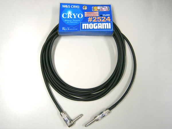 W&S CRYO ダブルアンドエスクライオ MOGAMI #2524 5SL  シールドケーブル 5m