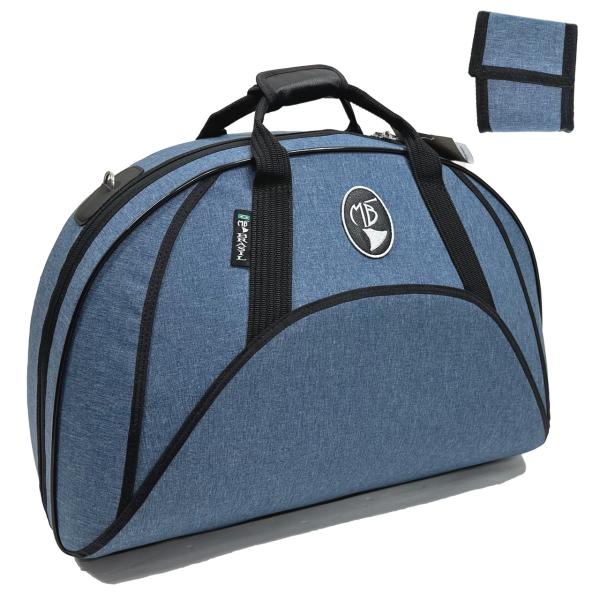 Marcus Bonna マーカスボナ MB7 CBL デタッチャブル ホルン ケース カチオンブルー ナイロン リュック セミハードケース ベルカット 横置き MB-7　北海道 沖縄 離島不可 