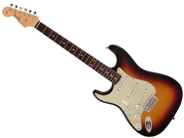 Fender フェンダー Made in Japan Traditional 60s Stratocaster Left-Handed 3-Color Sunburst アウトレット 左用 日本製 ストラトキャスター