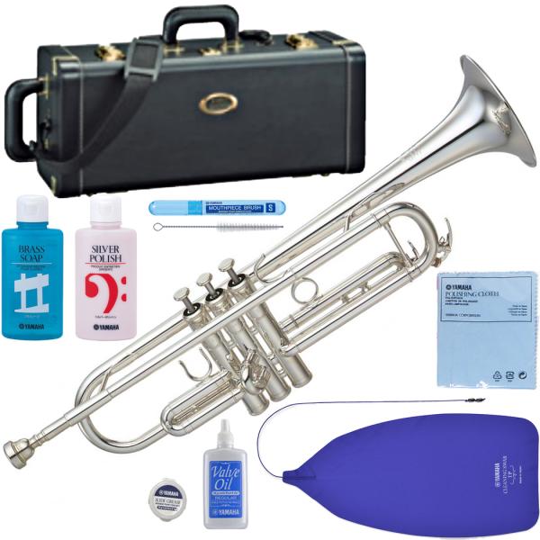 YAMAHA ヤマハ 5年保証サポート対象 YTR-850S トランペット B♭ 銀メッキ シルバー イエローブラス カスタム 管楽器 セットH　以下対応不可 北海道 沖縄 離島 代引き