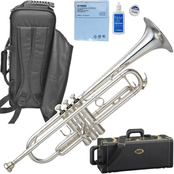 YAMAHA ヤマハ 5年保証サポート対象 YTR-850S トランペット B♭ 銀メッキ シルバー イエローブラス カスタム 管楽器 セットI　以下対応不可 北海道 沖縄 離島 代引き