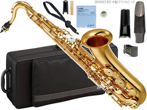 YAMAHA ヤマハ YTS-380 テナーサックス ラッカー 管楽器 tenor saxophone gold BRANCHERマウスピース セット J　北海道 沖縄 離島不可 