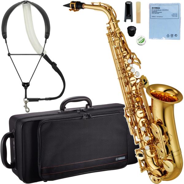 YAMAHA ヤマハ 5年保証サポート対象 YAS-380 アルトサックス ラッカー ゴールド 管楽器 セットL　以下は対応不可 北海道 沖縄 離島