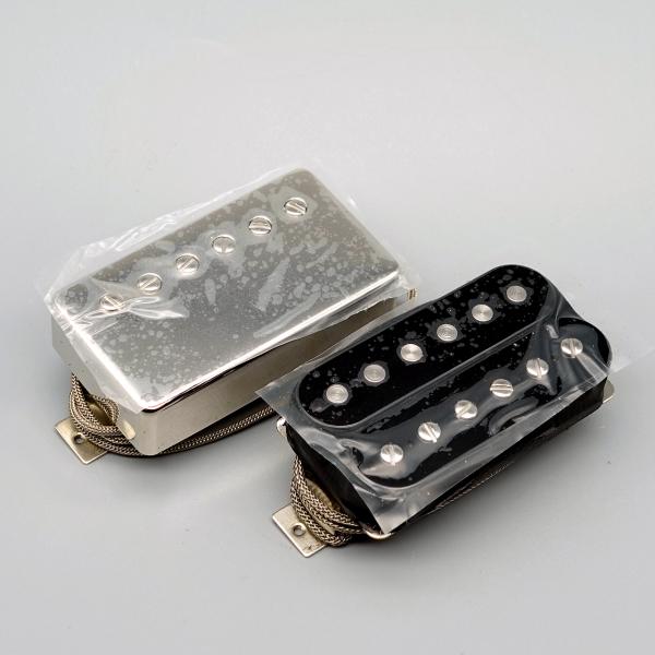 Gibson ギブソン Custombucker Double Black & True Historic Nickel Cover ( Double Black ) Set