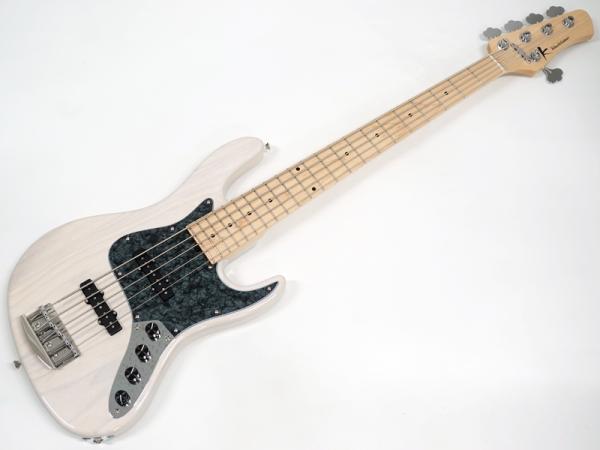 Kikuchi Guitars Hermes MV5 / Trans White #047 | ワタナベ楽器
