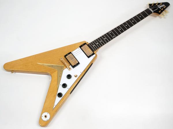 Gibson Custom Shop 1958 Korina Flying V Reissue (White Pickguard) / Natural #8 31311