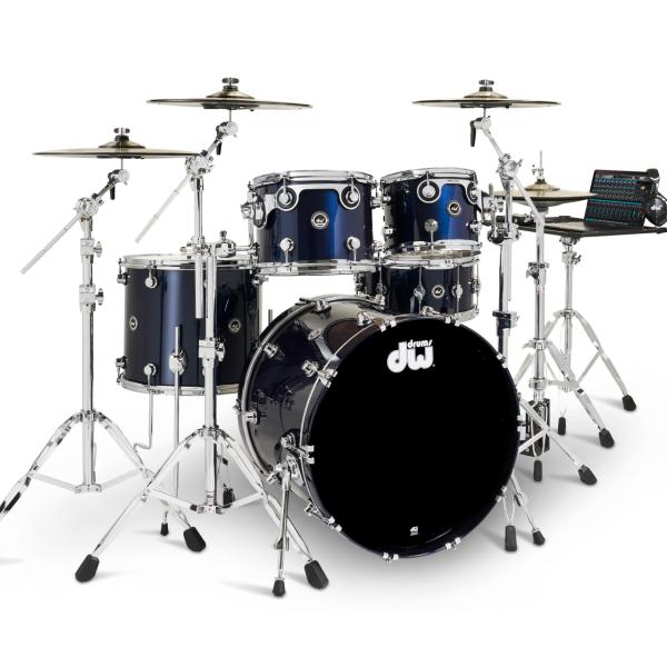 DW ディーダブル DWe 5-Piece Complete Bundle Kit Midnight Blue Metallic Lacquer