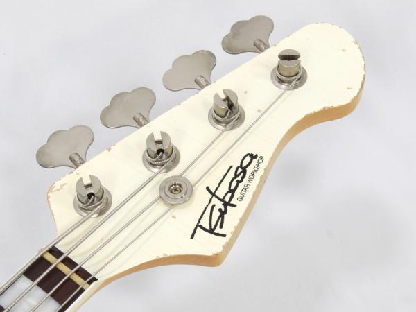 Tsubasa Guitar Workshop The Hopper Alder/R Block Matching Head Vintage  White / Aged 国産 ベース 送料無料! | ワタナベ楽器店 ONLINE SHOP